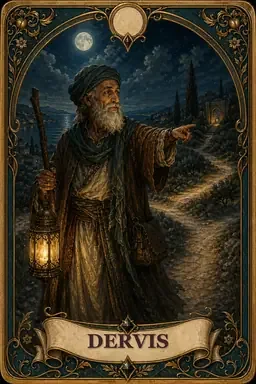Preview of the Dervis card from the Katina deck